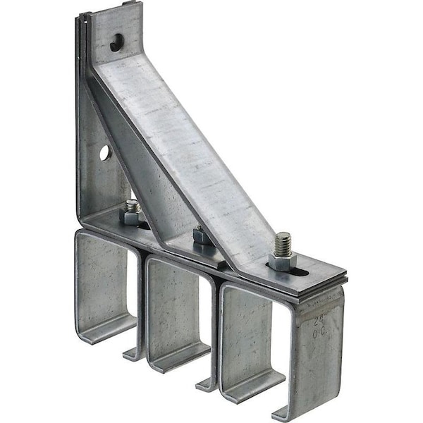 National Hardware Box Rail Bracket, Steel, Galvanized N104554 Zoro